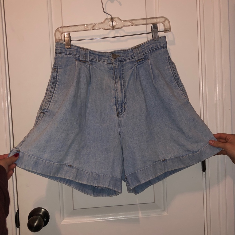Vintage High Waisted Denim Shorts